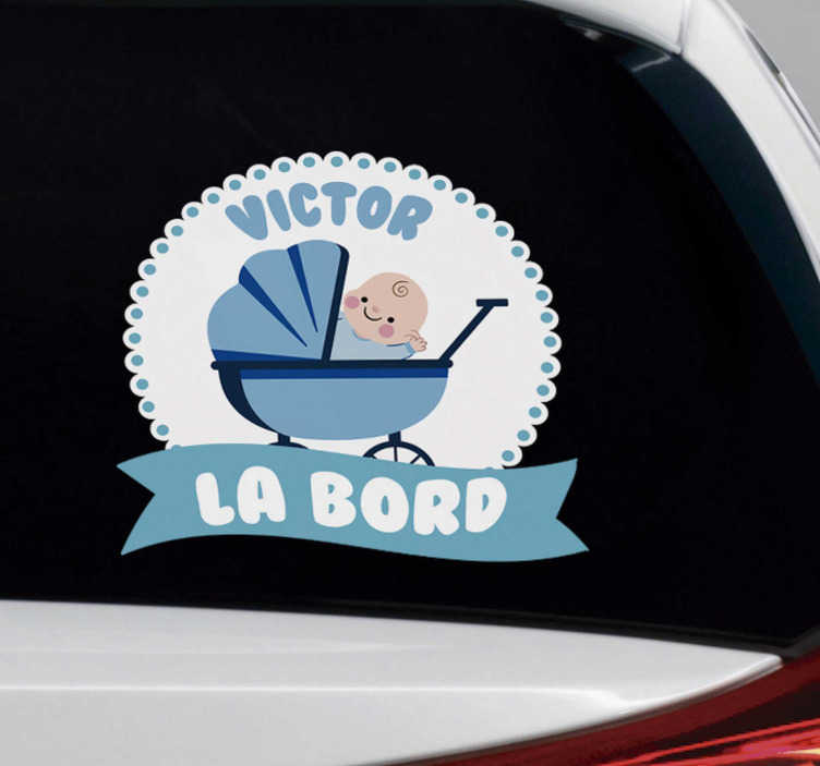 Sticker Bébé Viking à Bord garçon (2024)