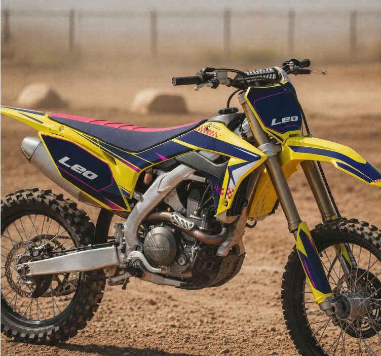 Kit gráfico motocross crf 450r 2017 a 2020 com nome - TenStickers