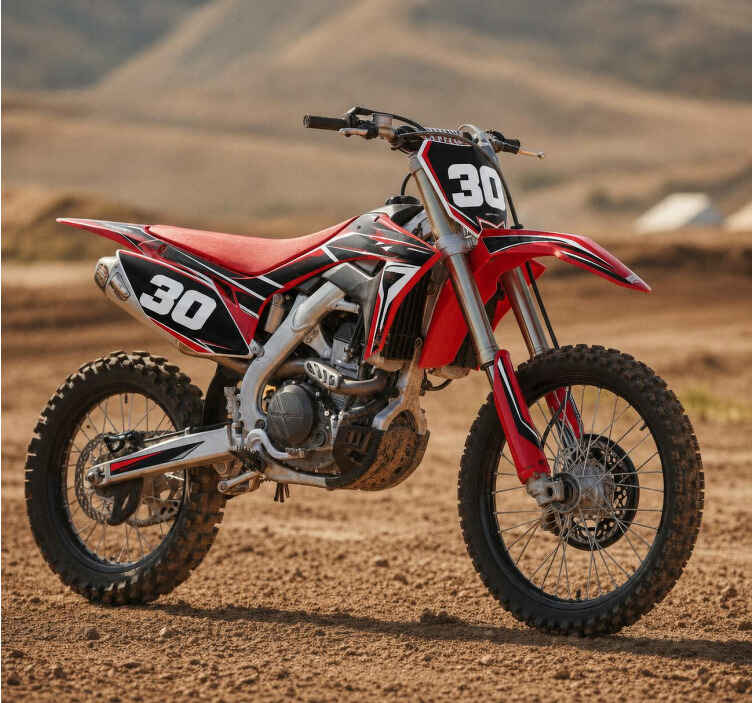 Kit gráfico motocross crf 250r 2017 a 2020 - TenStickers