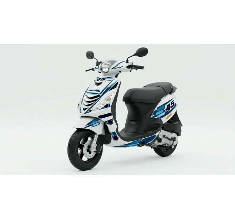 Motorbike graphic kit enduro piaggio zip / zip sp - TenStickers