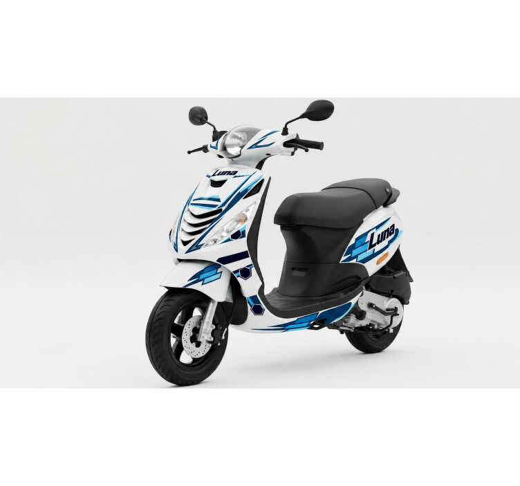 Motorbike graphic kit enduro piaggio zip zip sp - TenStickers