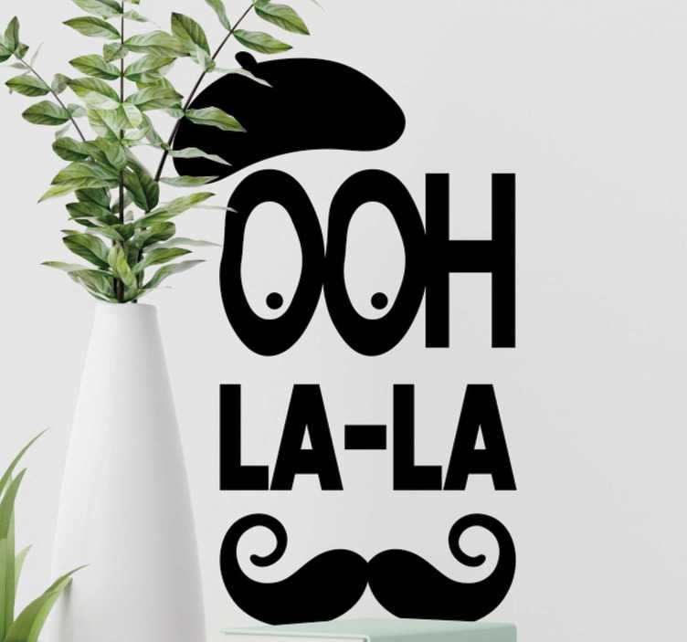 Stickers Monde Ooh la la