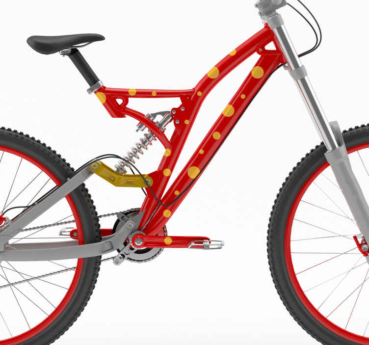 Sticker vélo enfant rouge - Sticker A moi