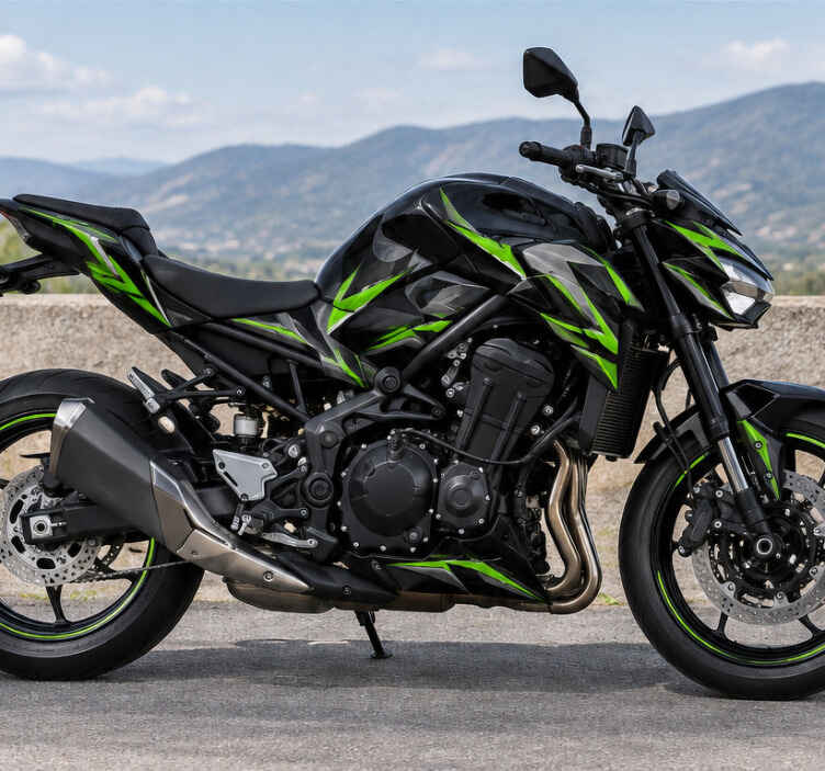 Grafiche adesive motard kawasaki z900 2017-2019 - TenStickers