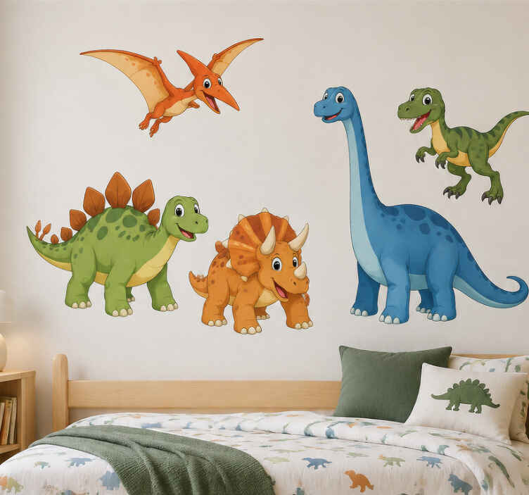 Dinosaur wall sticker for kids' room decor - TenStickers