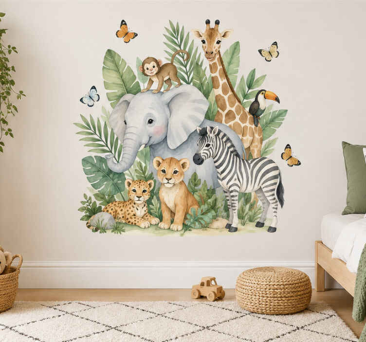 Autocolante animal selvagem natureza - TenStickers