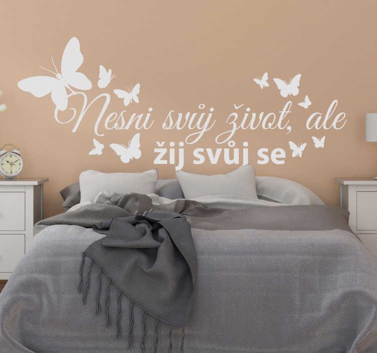 žít svůj vysněný text - TenStickers
