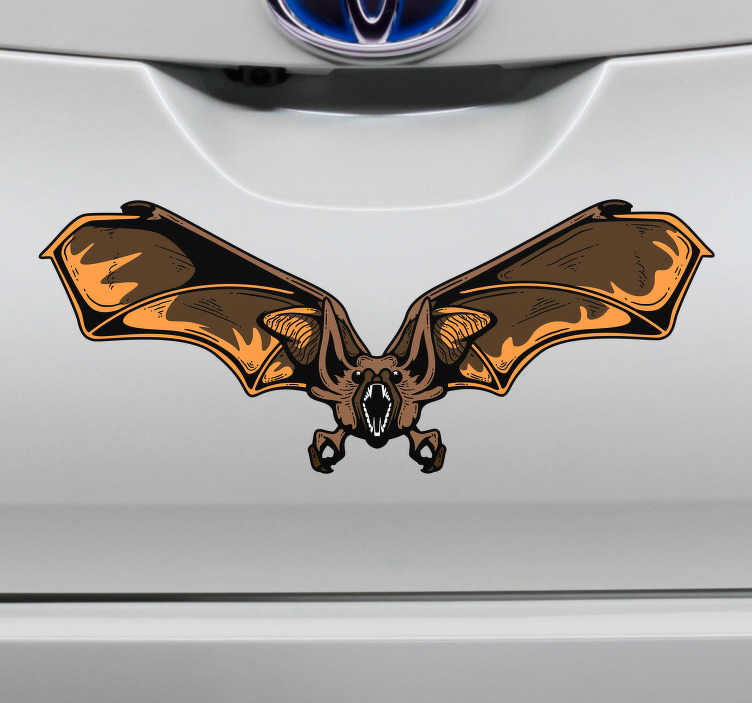 Stickers Dessin chauve-souris voiture