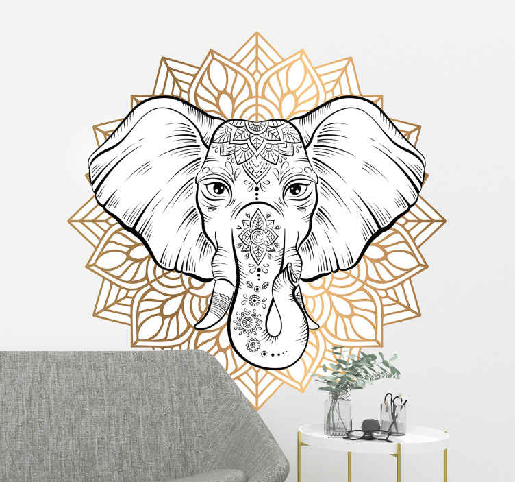 🥇 Vinilos decorativos para paredes elefante 3d 🥇