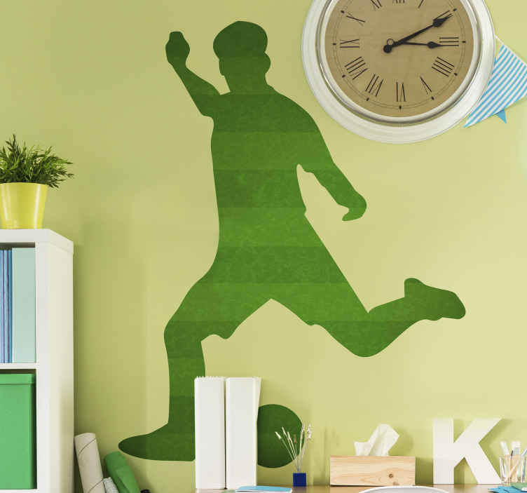 Sporcu futbol duvar sticker TenStickers Sporcu futbol duvar sticker TenStickers