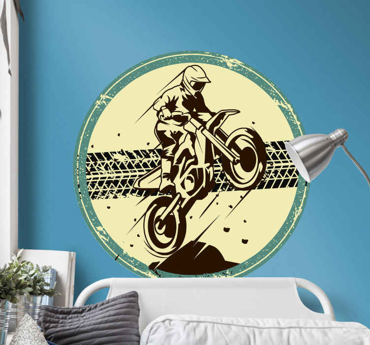 Viniles y pegatinas de motocross decorativos - TenVinilo
