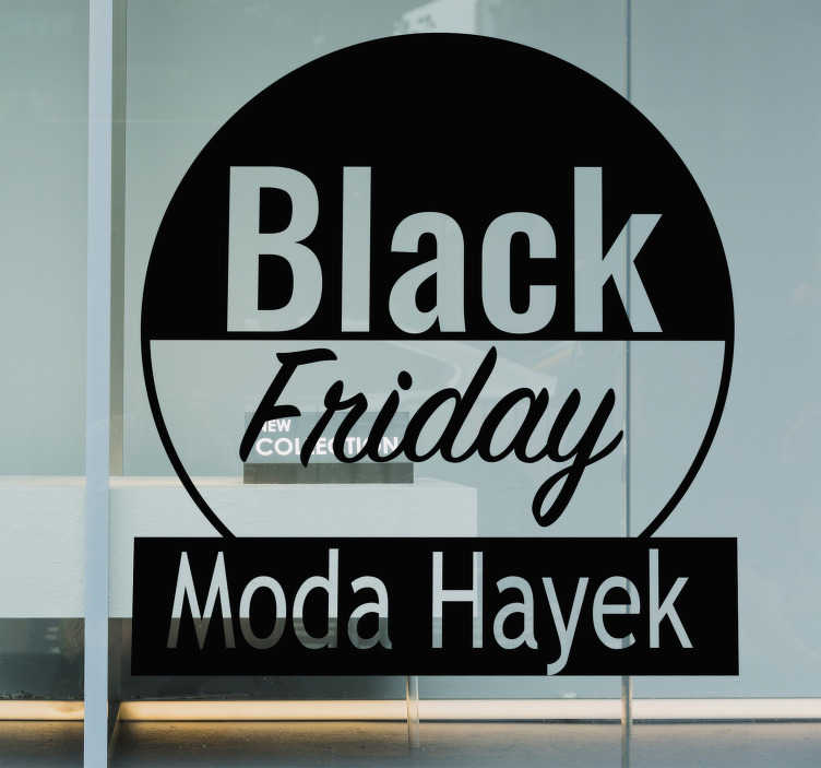 Vinilo frase black friday Tienda Personalizable - TenVinilo