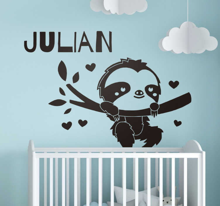 Sticker Animal Sauvage la paresse