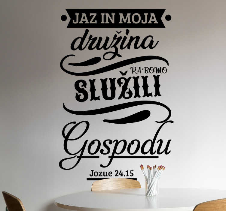 Nalepka družine citira - TenStickers