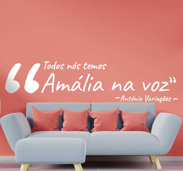 Vinil de música Voz Amália de Nós - TenStickers