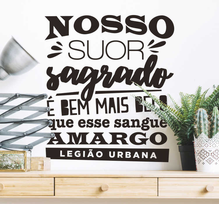 Autocolante de letras de canções tempo perdido - TenStickers