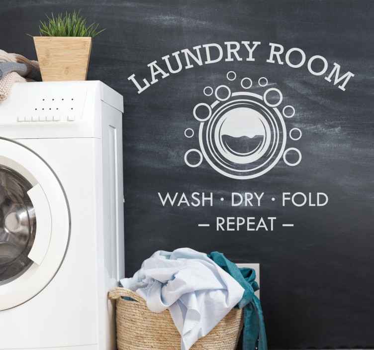 Wall stickers custom colour laundry room to know quote Removable Art Vinyl Decor 