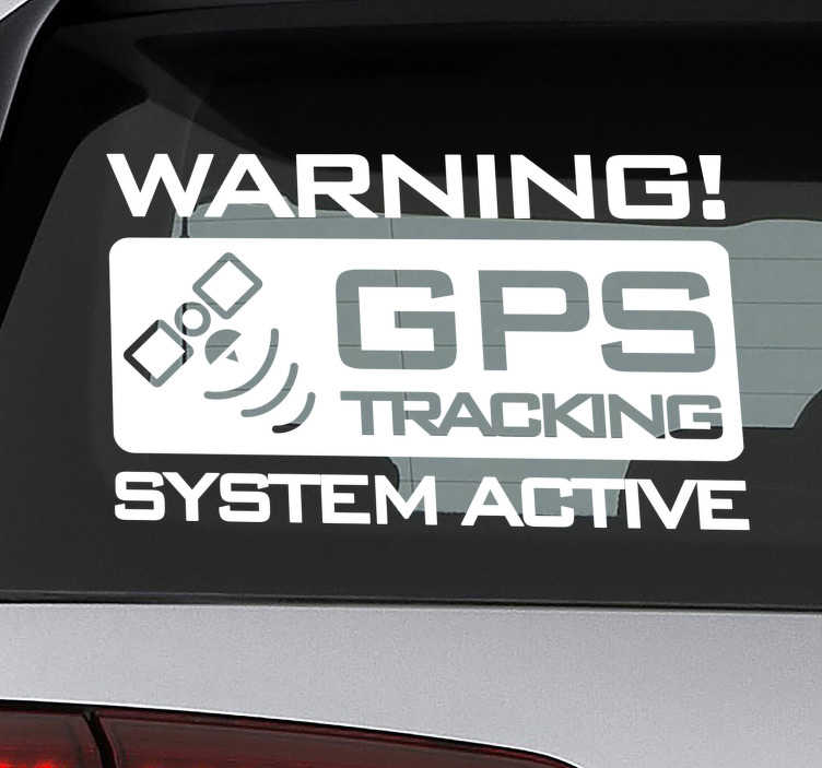 WaveCOAT GPS Tracking Window Stickers – 2 Pack, Car Van Deterrent, UK Made