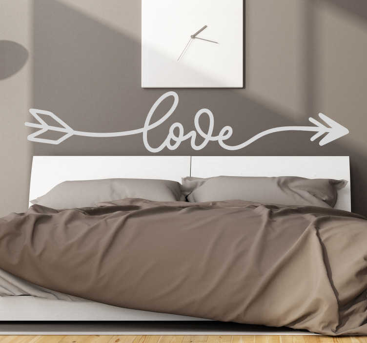 Stickers muraux : Sticker tête de lit cuir capitonné beige - Décoration  chambre
