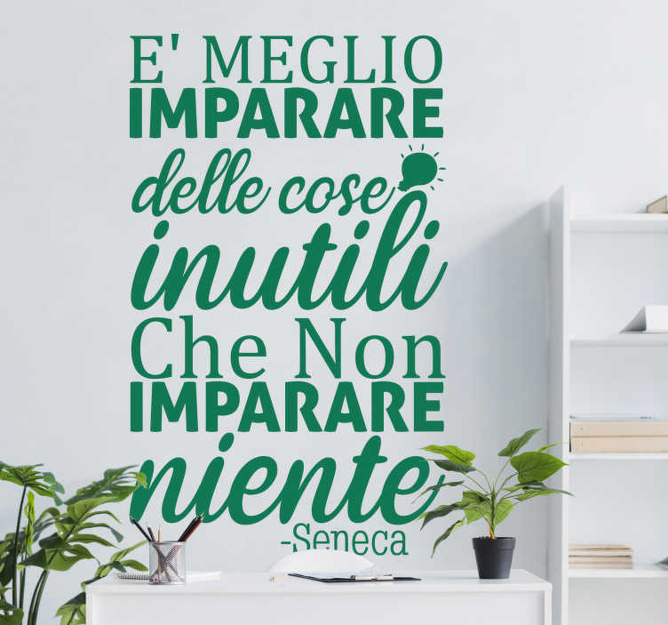 sticker citazione frase Seneca