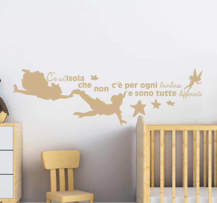 Image of Adesivo per bambini con citazione adesivo murale fiaba
