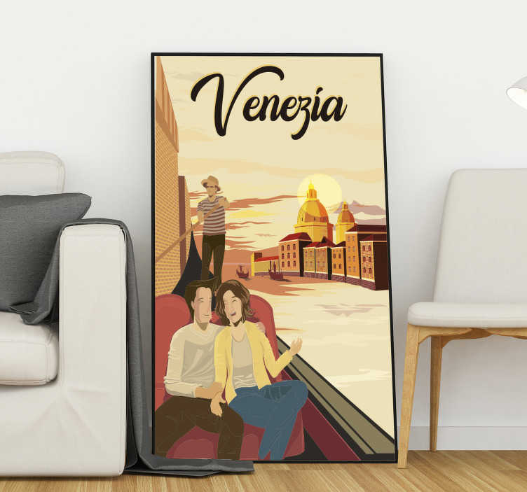 sticker banner vintage Venezia