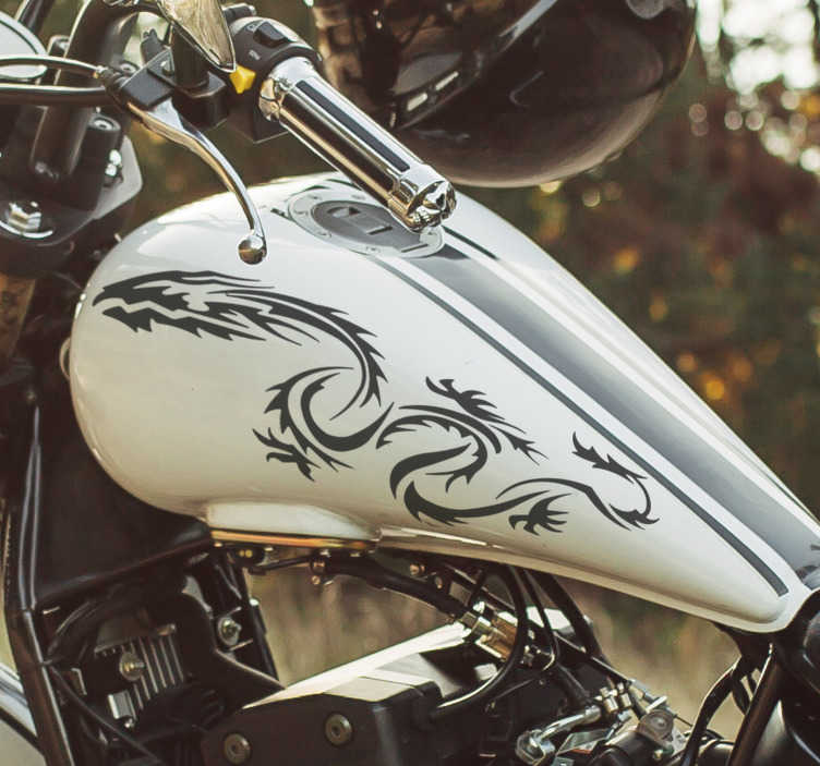 dragon motorcycle decals