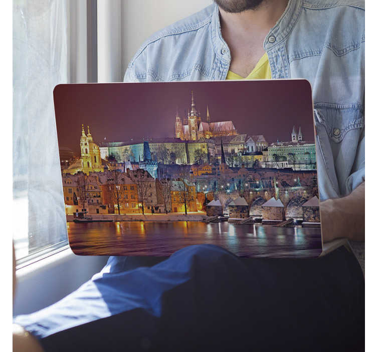 Nálepka na noční notebook v praze - TenStickers