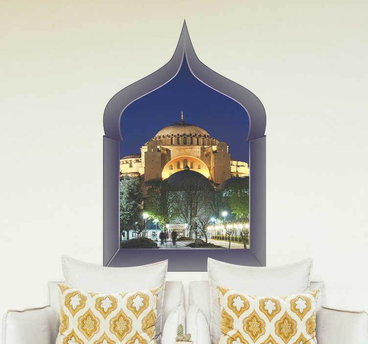 Istanbul 3d duvar vinil sticker - TenStickers