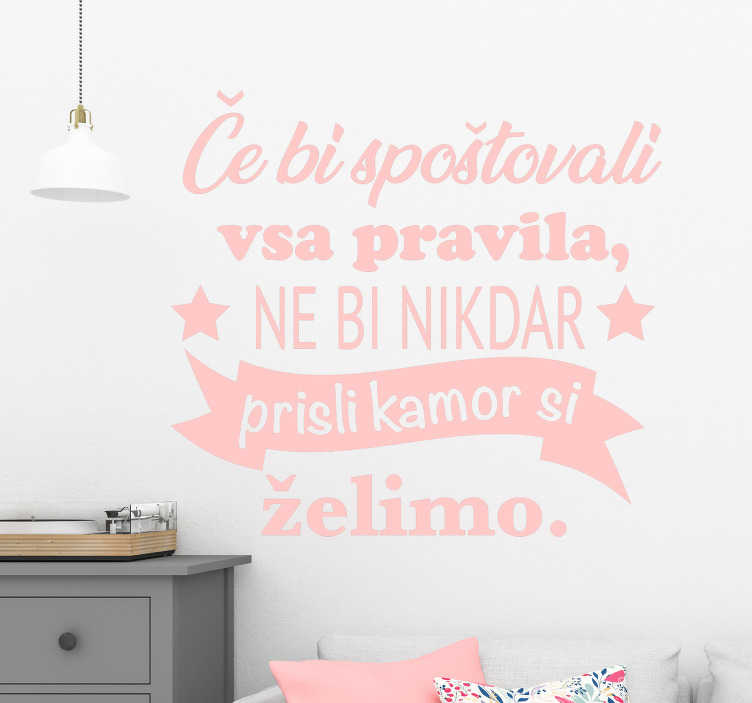 Spoštovati nalepko za citiranje - TenStickers
