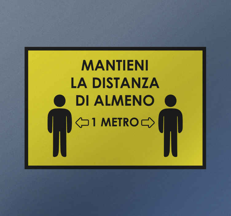 Stickers mantenere le distanze
