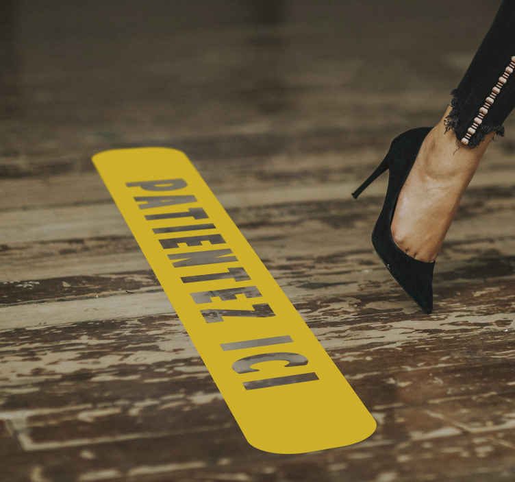 Sticker de Sol Patientez ici