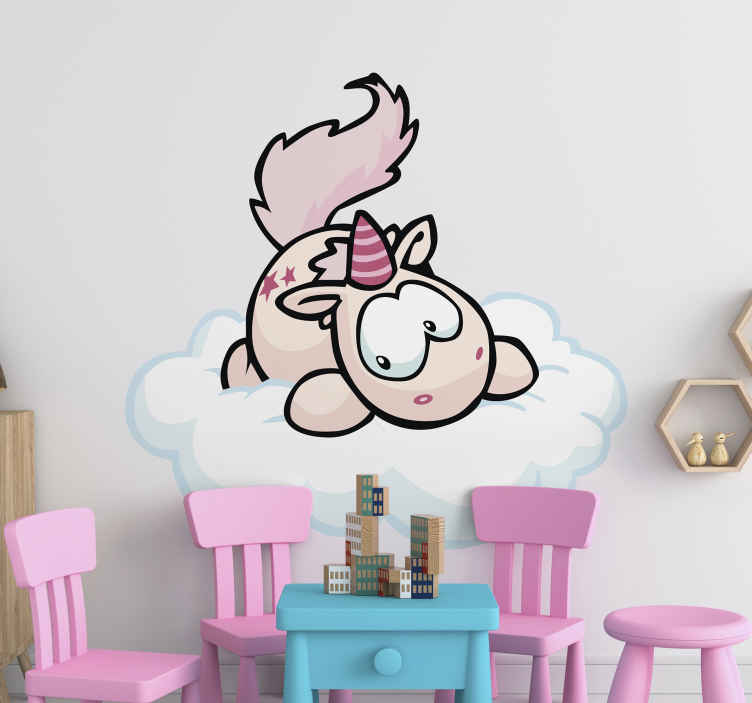 Sticker fantaisie elfe et champignon - TenStickers