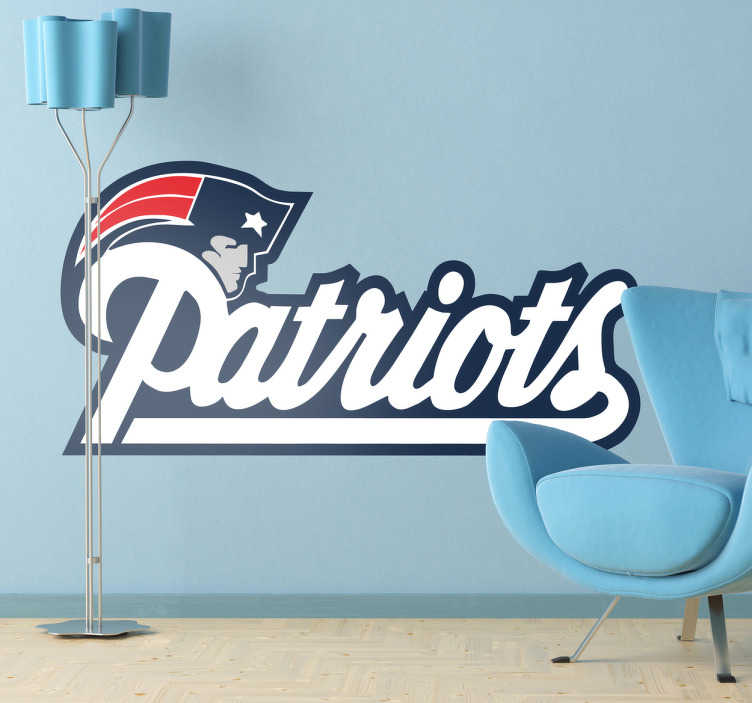 TenStickers - Aufkleber und Wandtattoos Wandtattoo Logo Patriots