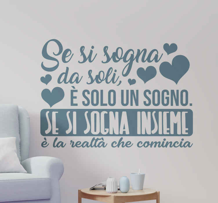 Stencil Sognando da solo e insieme