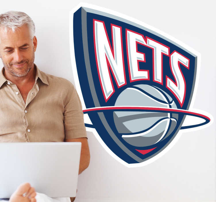 Sticker logo NJ Nets