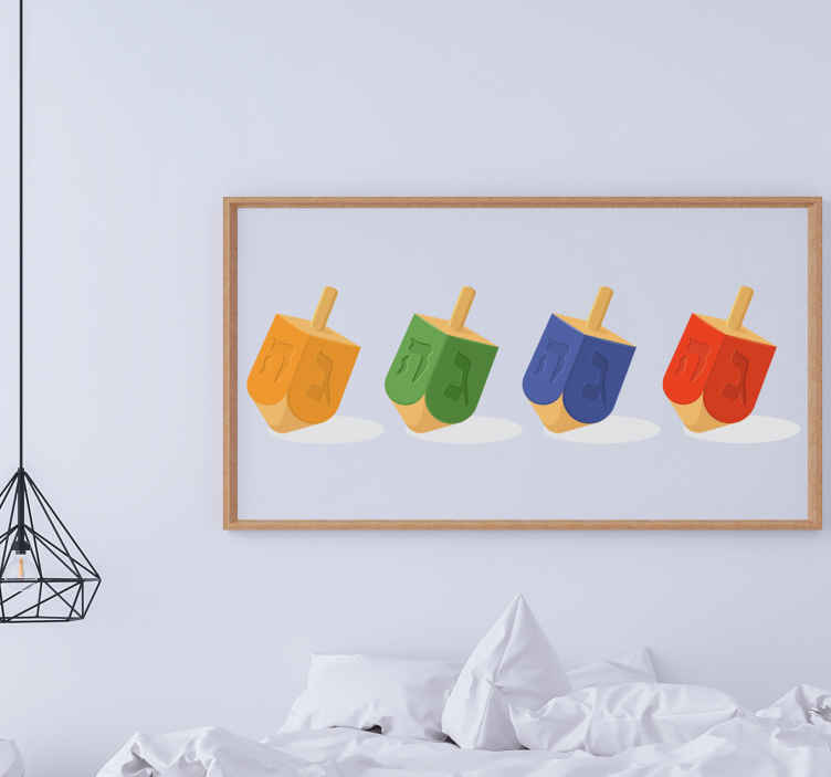Dreidel emoji vinyl sticker - TenStickers