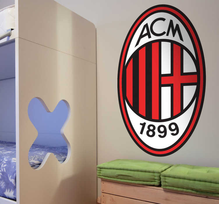 Sticker logo Milan AC