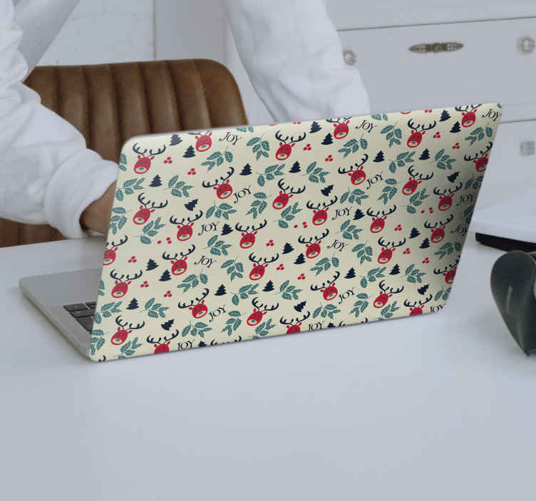 Joy And Reindeer Laptop Sticker Tenstickers,Modern Simple Minimalist Master Bedroom Design