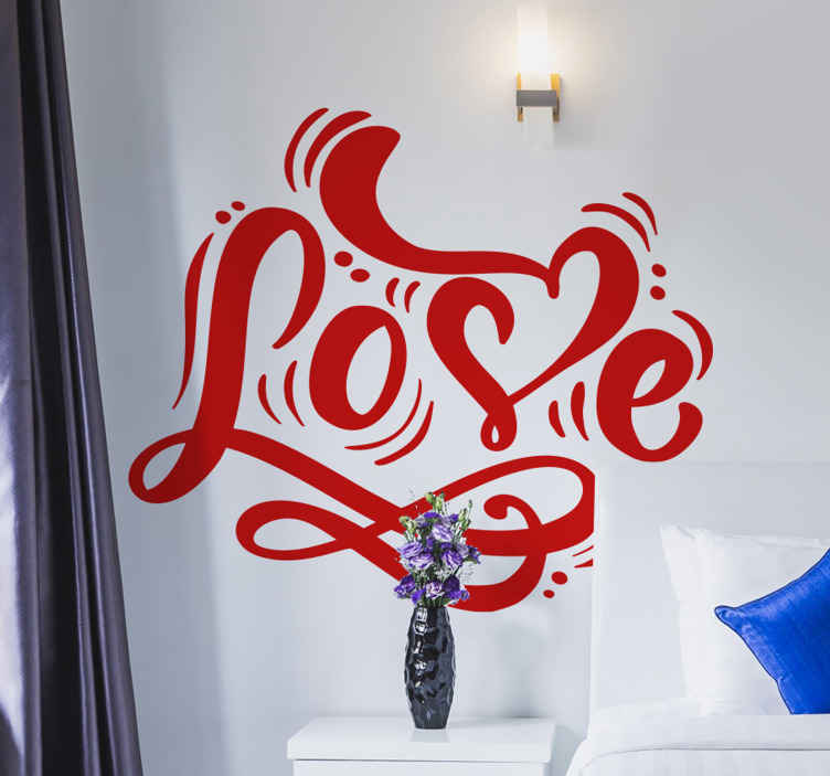  Vinilos de pared de vinilo You and me are Always Creative Heart  Pegatinas de pared para pareja romántica dormitorio decoración del hogar  mural : Todo lo demás