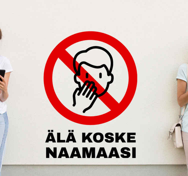  l Koske Naamaasi Kyltti Tarrat Tenstickers