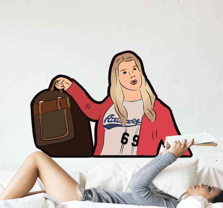 Sticker film di pulcini bianchi barboncino