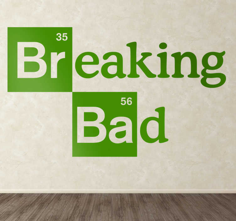 Sticker logo Breaking Bad