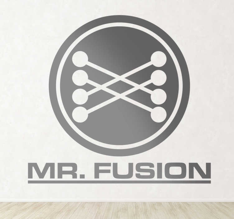 Sticker décoratif logotype Mr Fusion