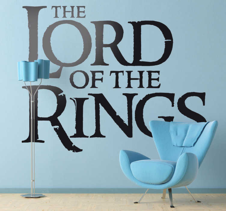 Sticker logo Seigneur des Anneaux