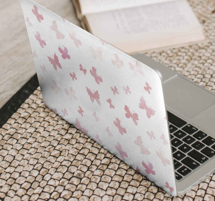 Stickers voor laptop vlinders - TenStickers