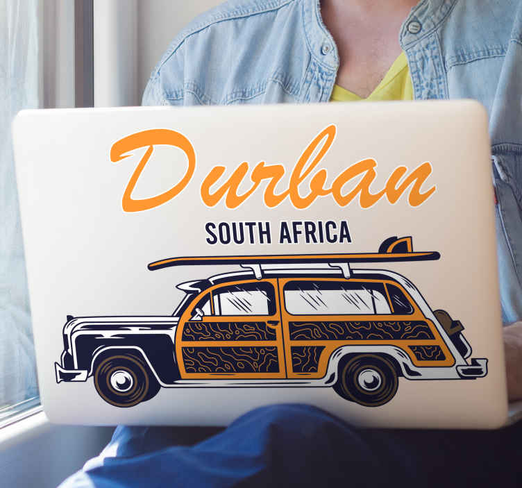 Durban car laptop stickers TenStickers