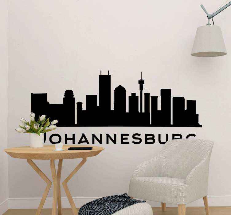 Johannesburg silhouette City Sticker TenStickers