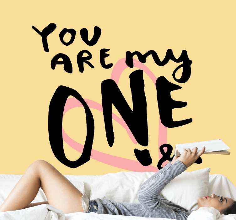 My one and only furniture sticker - TenStickers