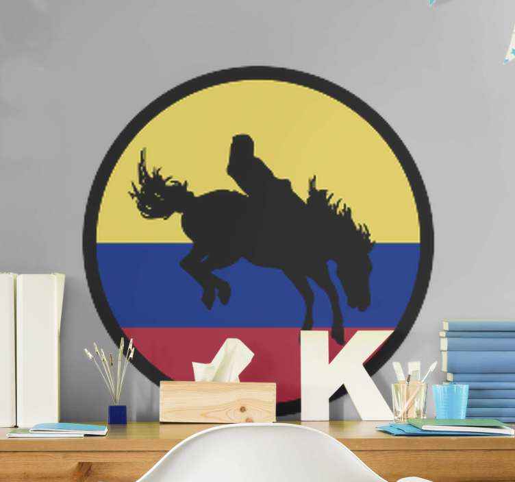 Pegatina para coche Montubio ecuador - TenVinilo